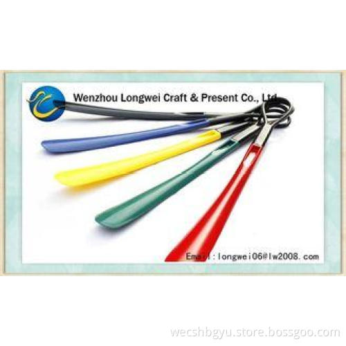 Candy Long Plastic Shoe Horn / Shoehorn Wall Mount with Adj
